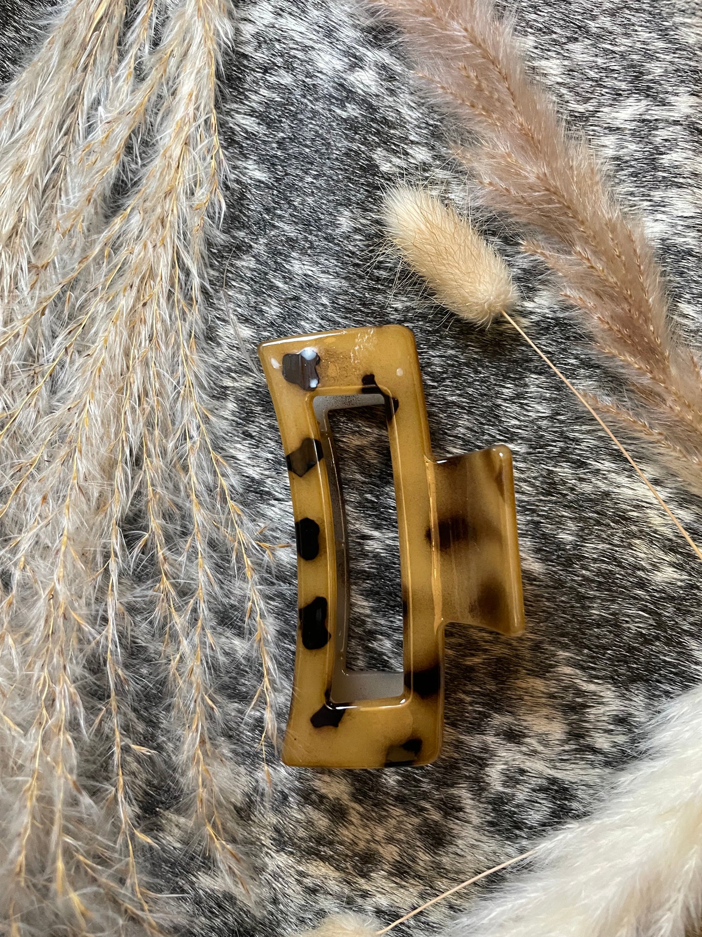 Cheetah Claw Clip