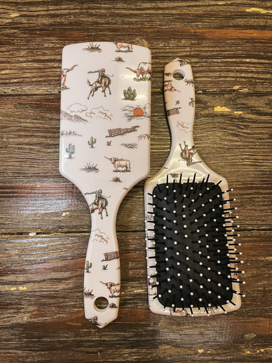 Western Paddle Hair Brush — Heritage Days