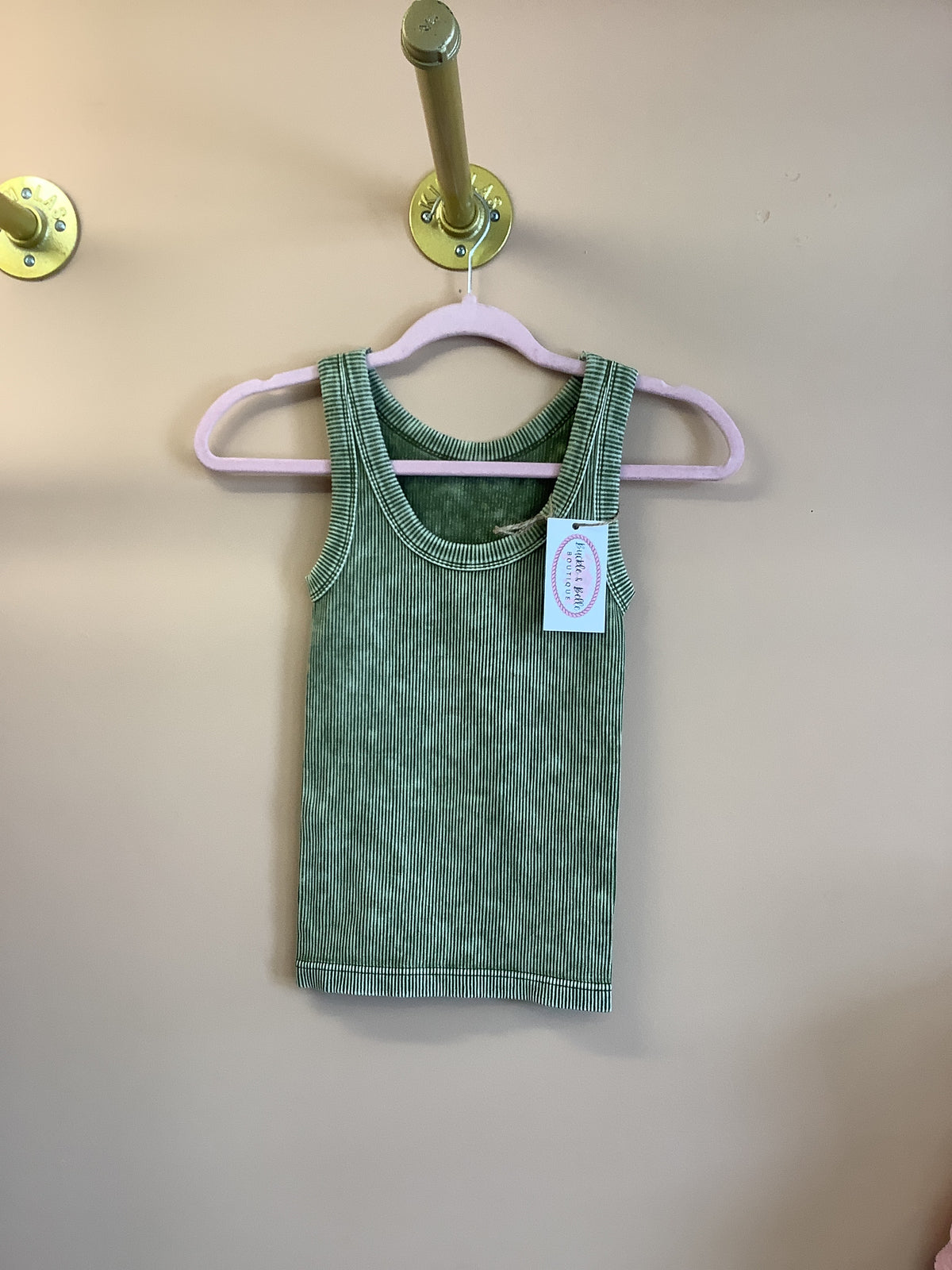 Basic Two-Way Tank // Olive