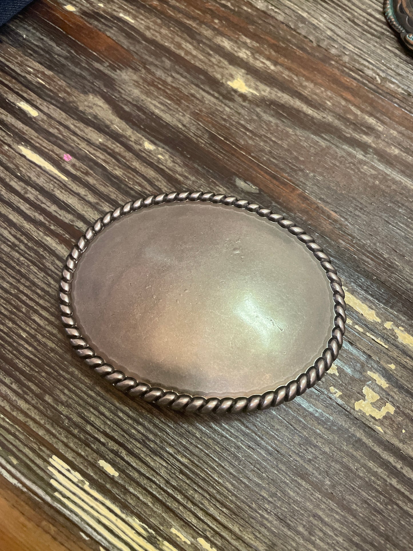 Classic Rope Border Belt Buckle