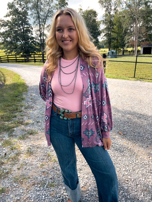 Cozy Tribal Cardigan