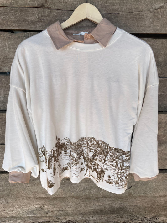 Cowboy Canyon Lightweight Crewneck Sweatshirt