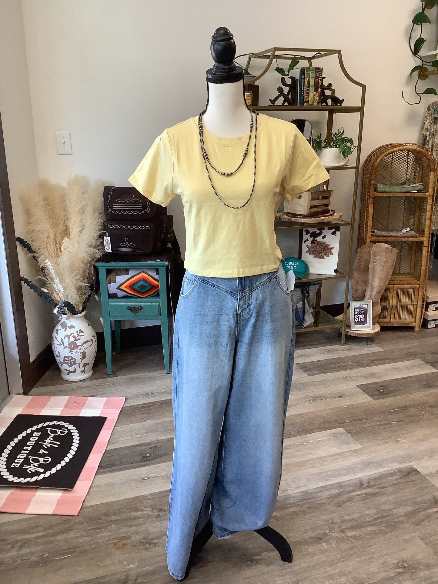 Basic Baby Tee // Butter Yellow