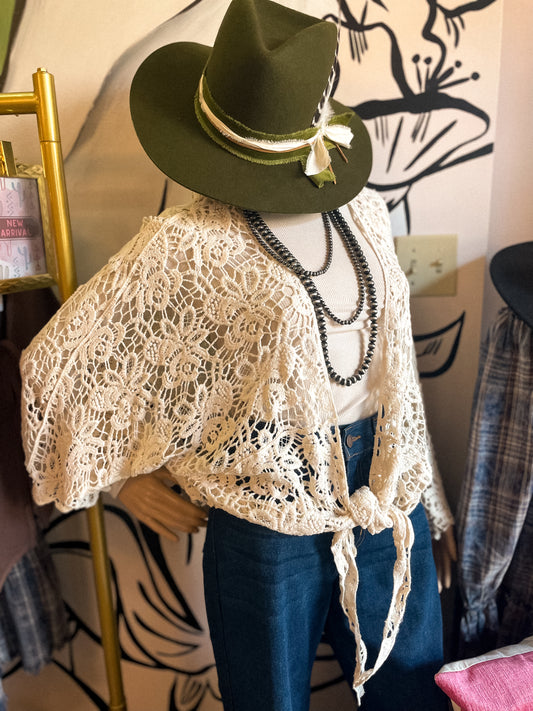 Boho Butterfly Lace Cardigan