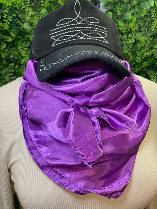 Solid Wild Rag in Violet