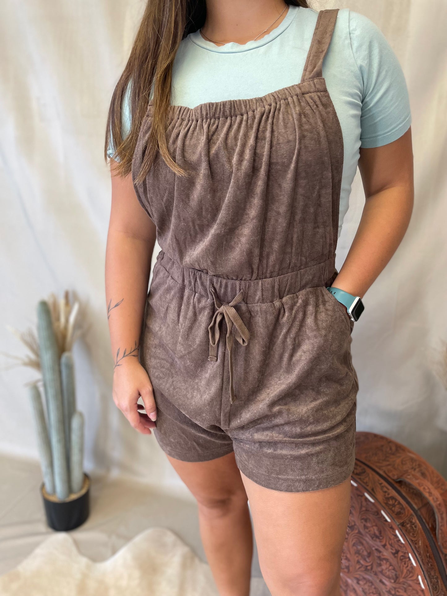 On-The-Run Terry Romper