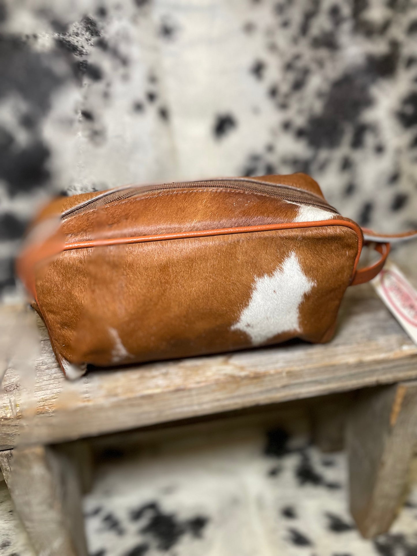 Cowhide Cosmetic Bag No. 1