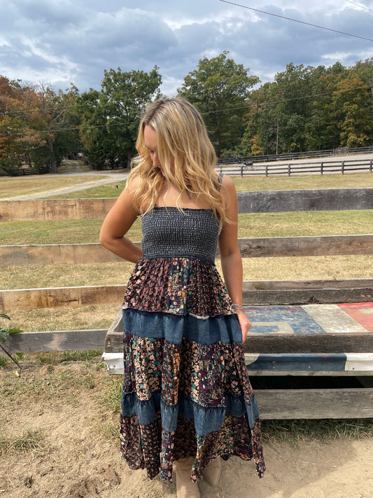 Denim Darlin’ Maxi Dress