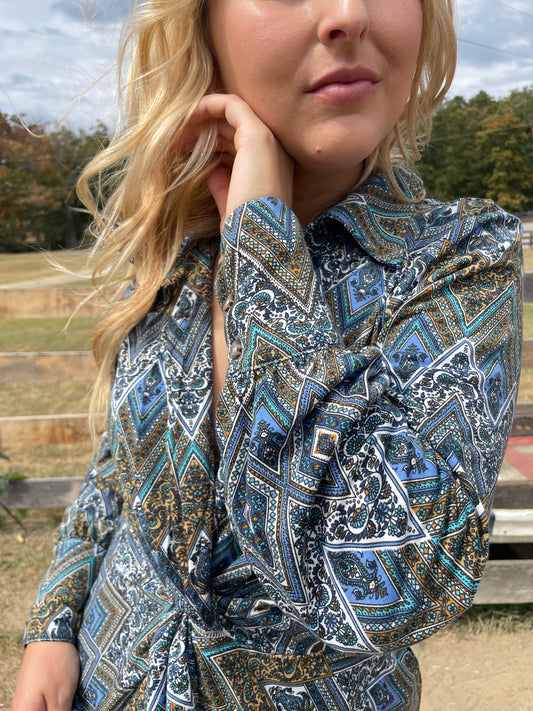 Boho Twist Top