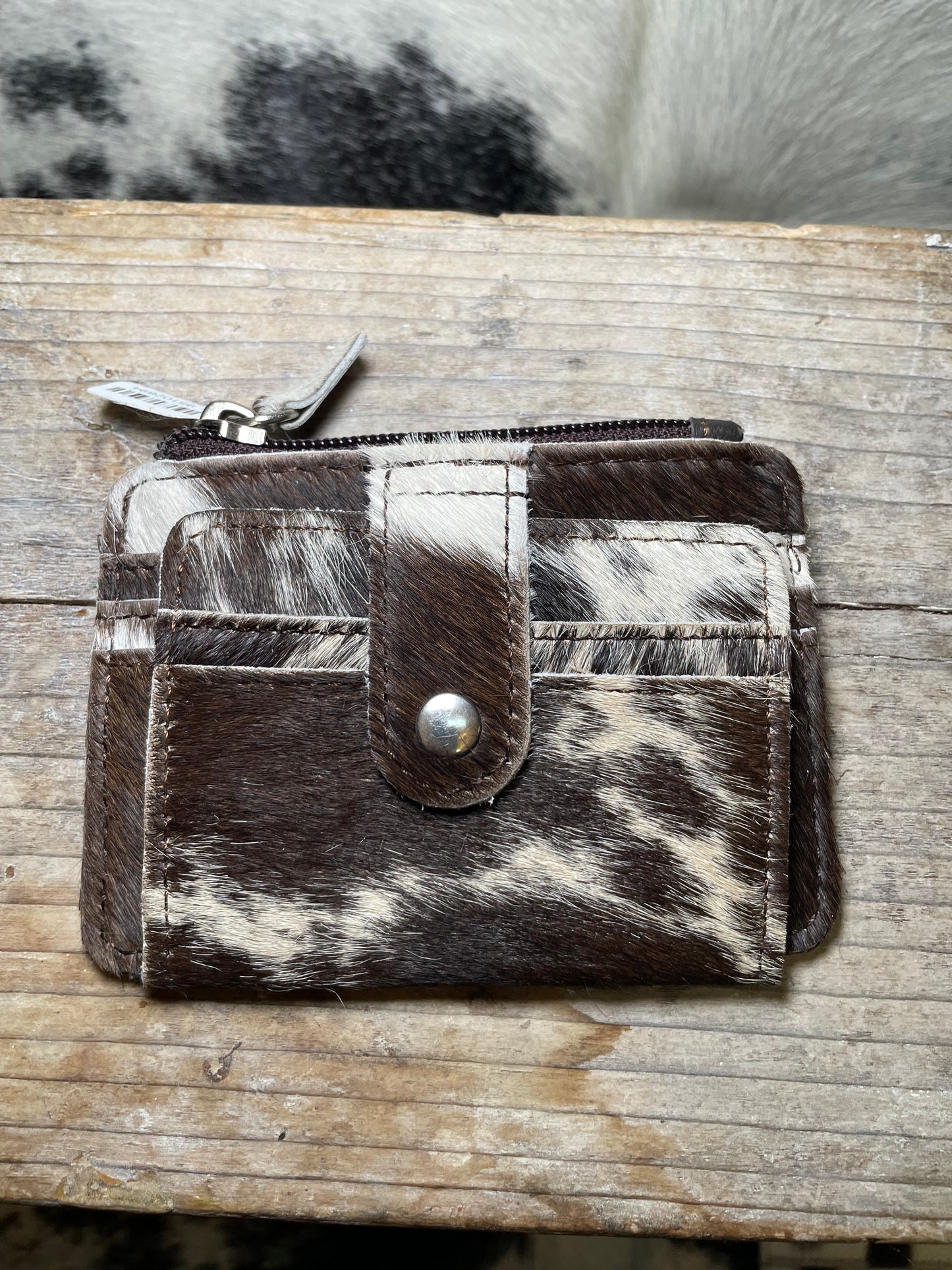 Cowhide Card/Coin/ID Wallet