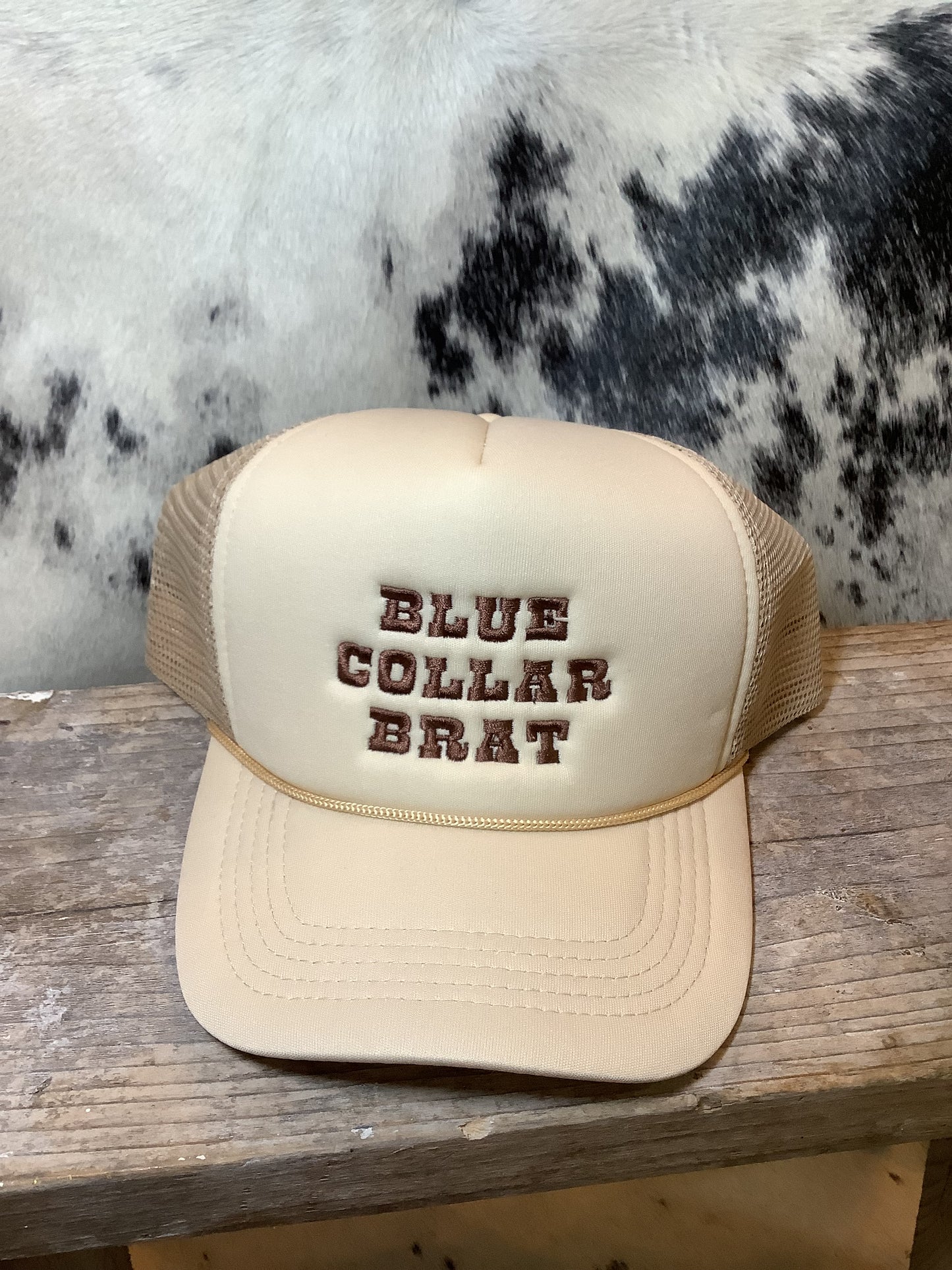 Blue Collar Brat Trucker Hat