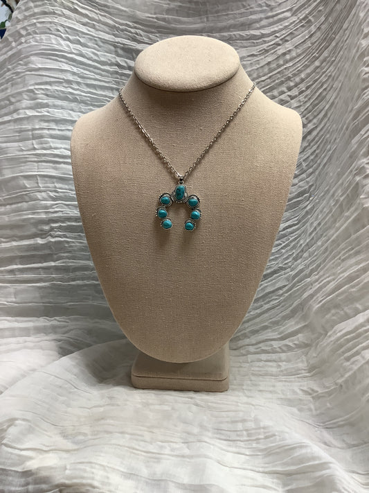 Squash Blossom Pendant Necklace