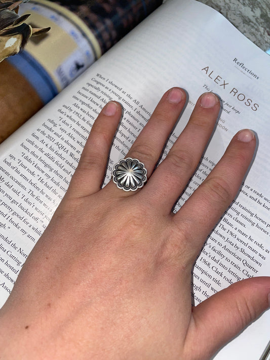 Simple Concho Ring