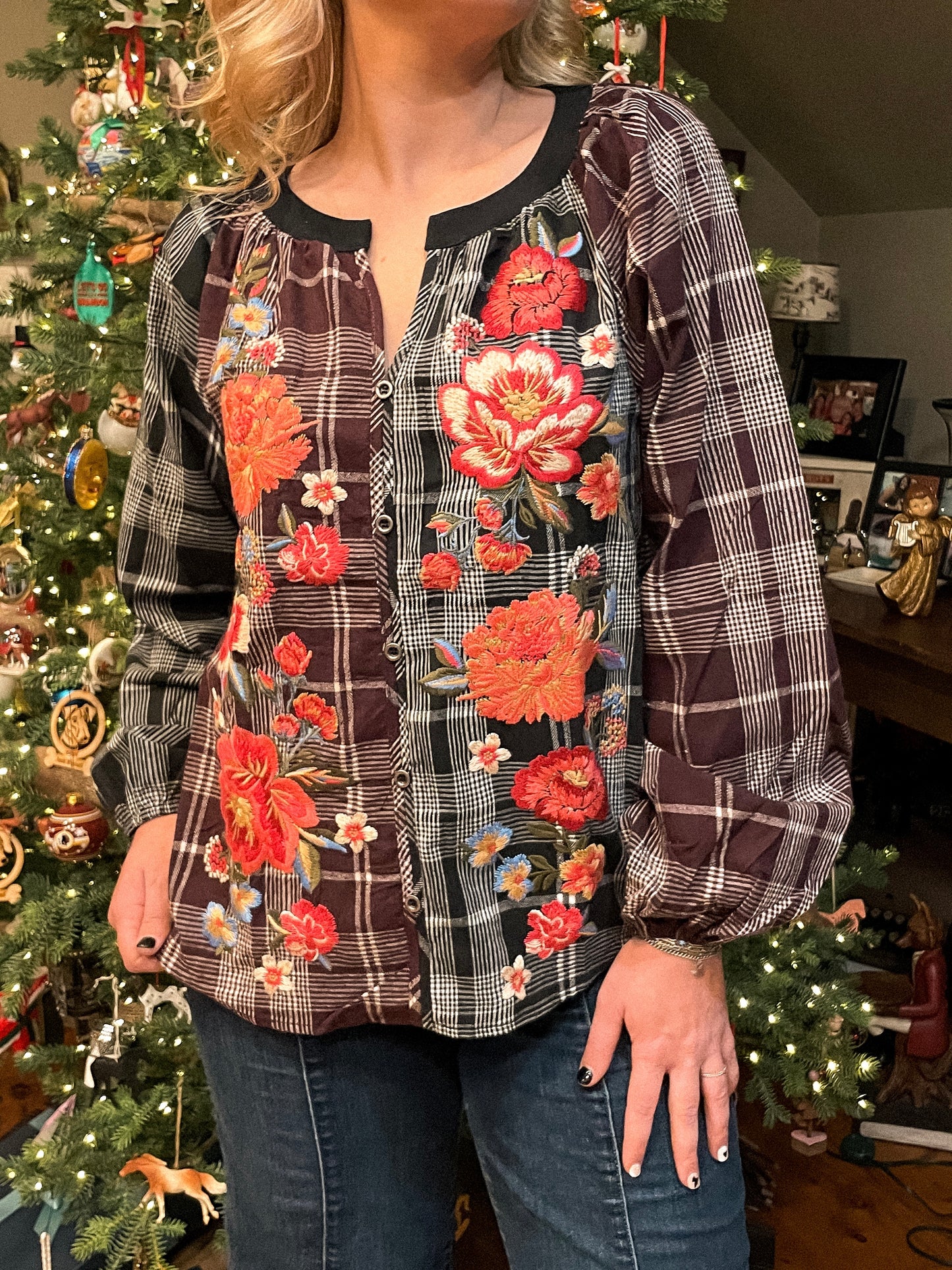 Wildflower Grove Embroidered Top