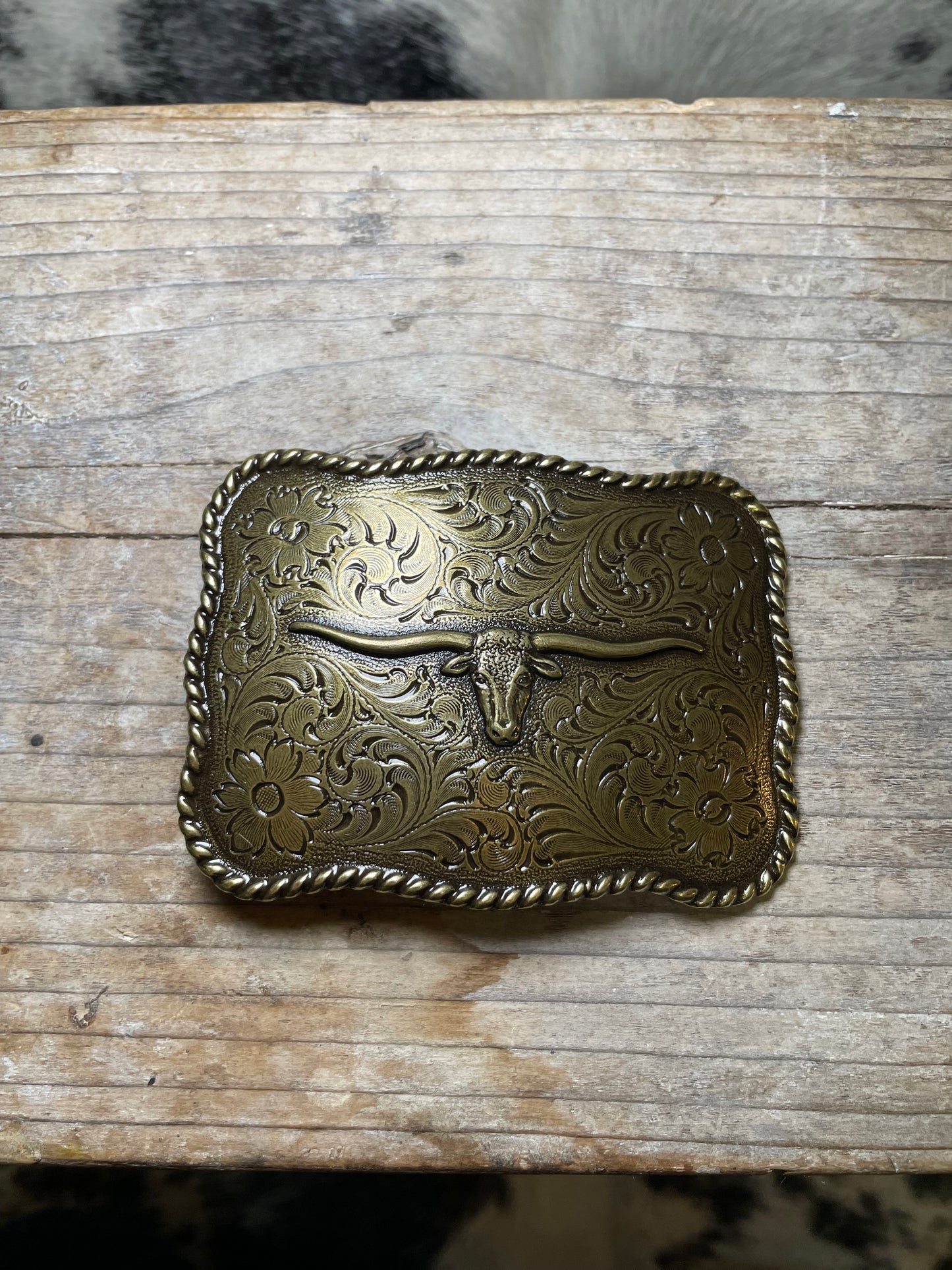 Longhorn Belt Buckle