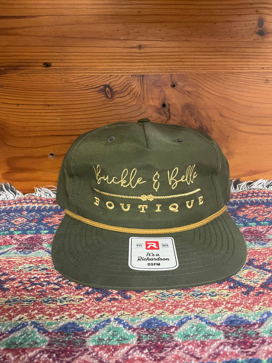 Signature Buckle & Belle Hat // Rope Logo