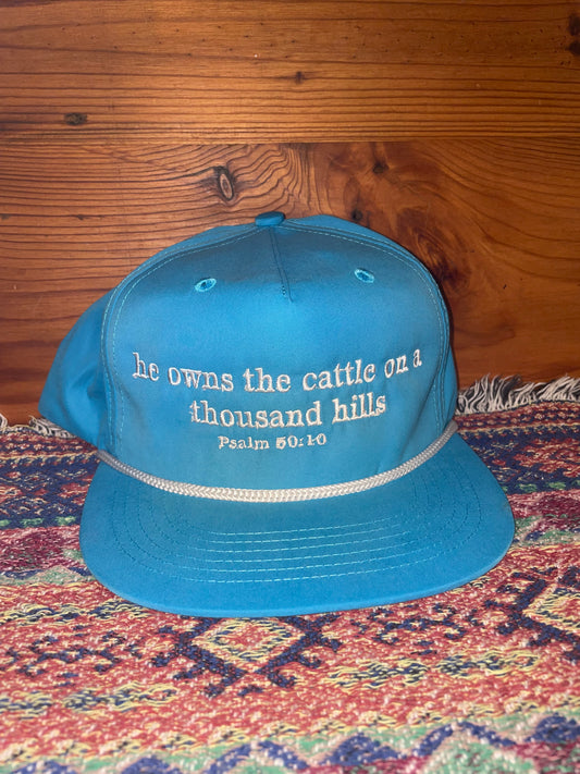 Signature Buckle & Belle Hat // Bible Verse