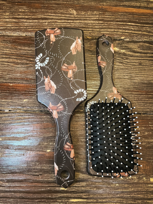 Western Paddle Hair Brush — Classic West