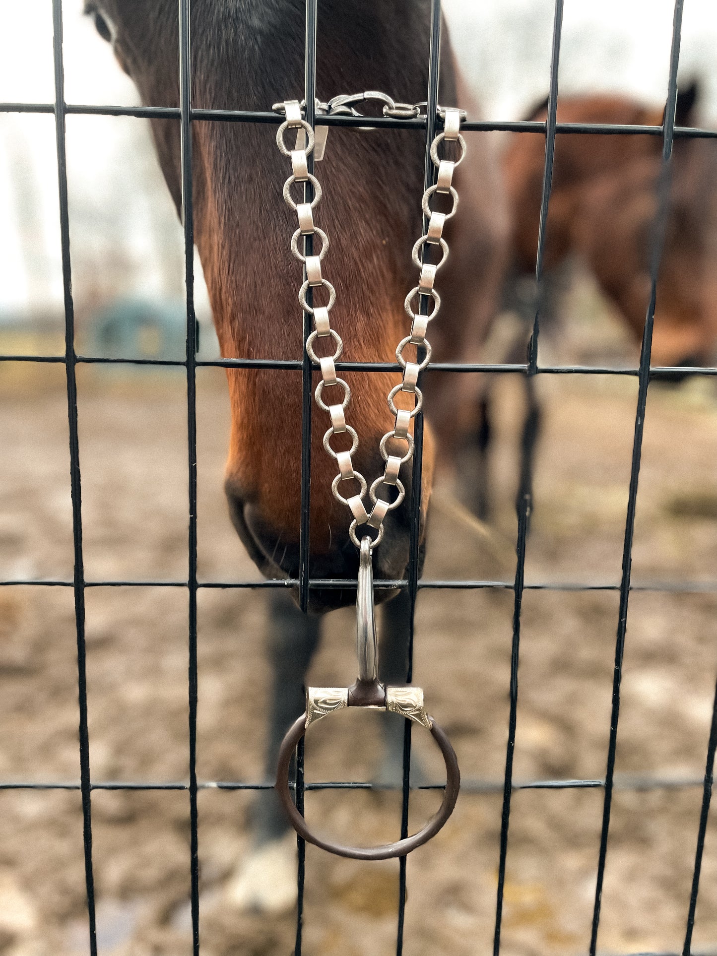 Ranch Luxe Horse Bit Statement Necklace