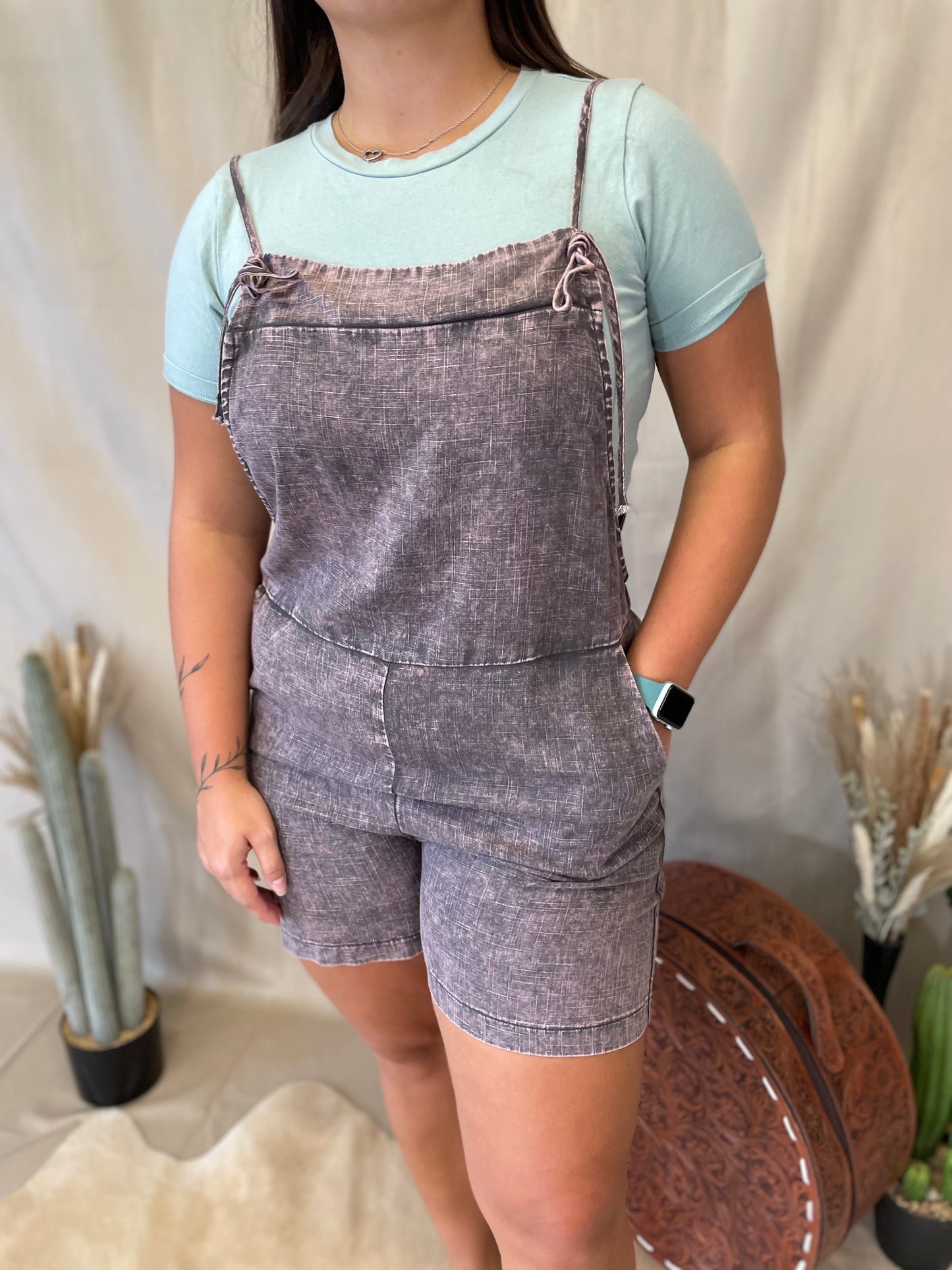 Washed Linen Romper ~ More Colors