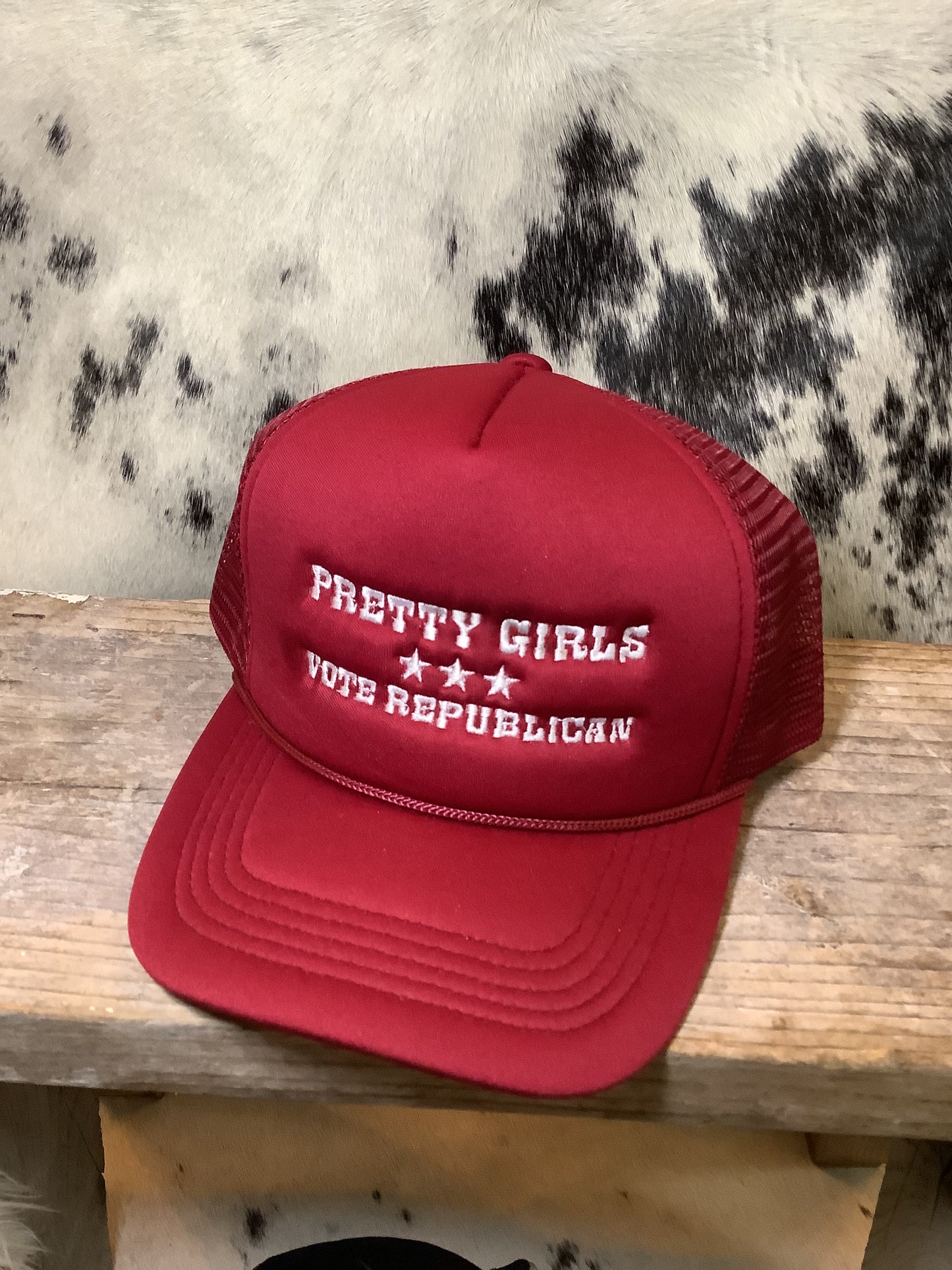 Pretty Girls Vote Republican Trucker Hat