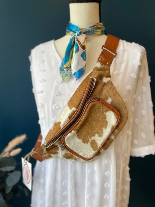 Outlaw Cowhide Fanny Pack