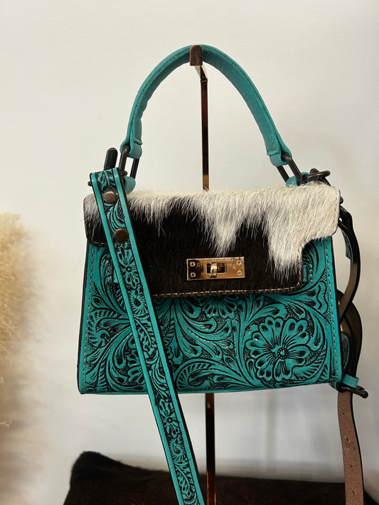Mini Turquoise Burkin Bag