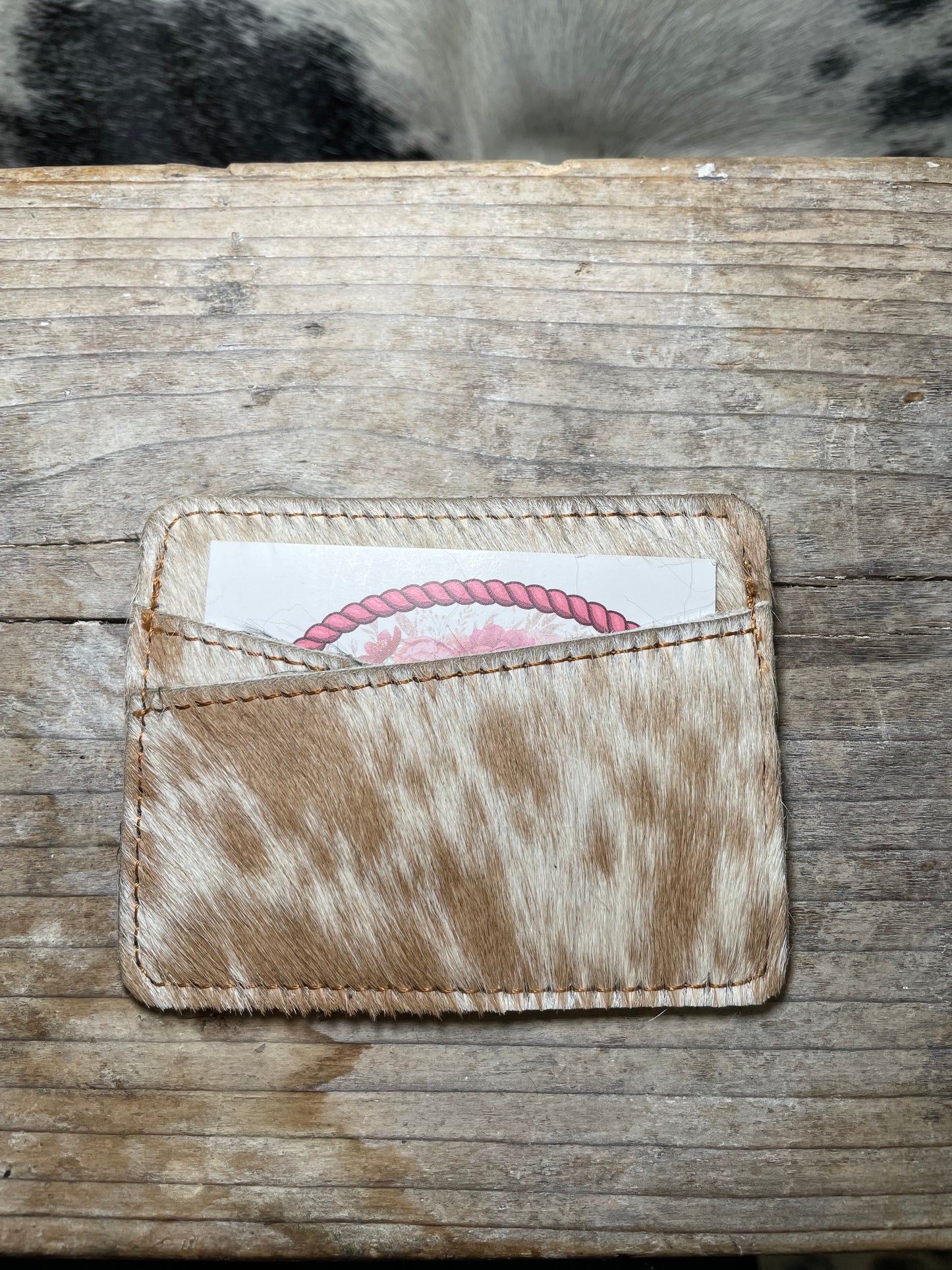 Cowhide Credit Card Wallet