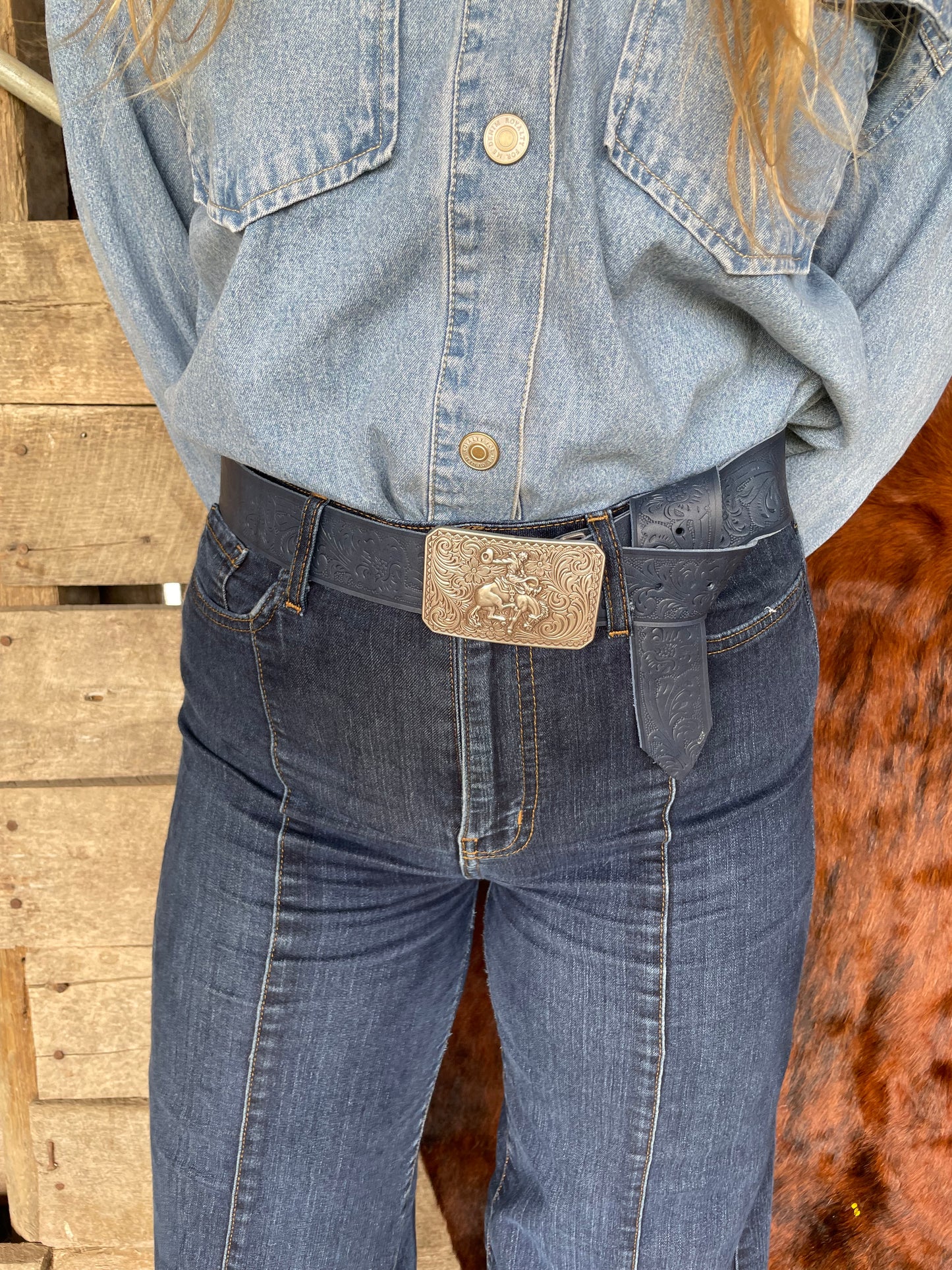 Rag Belt in Navy