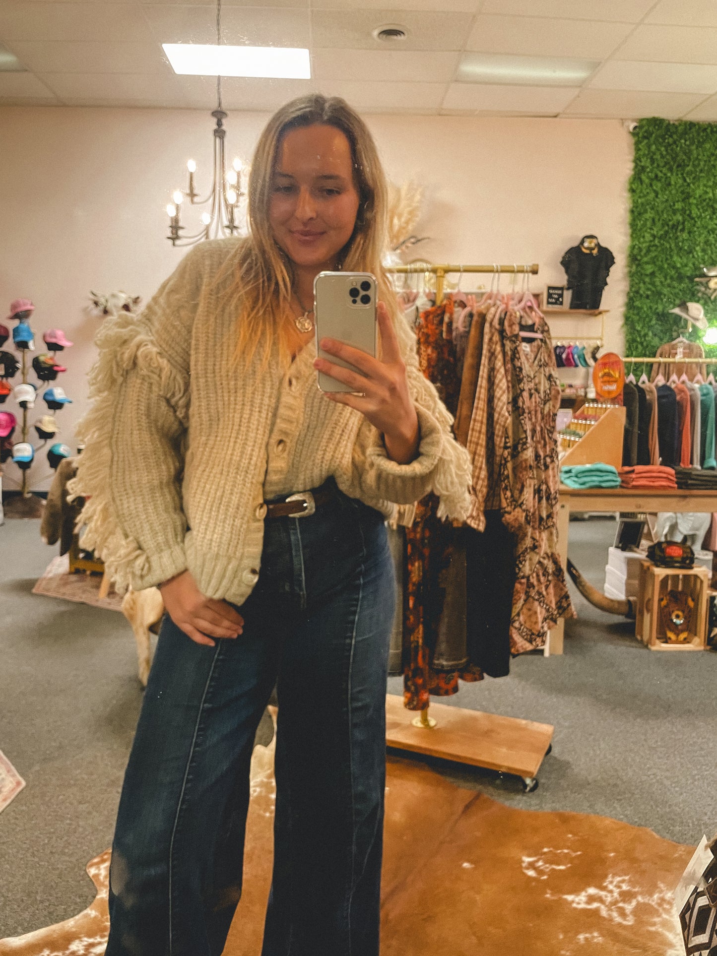 Chunky Fringe Cardigan