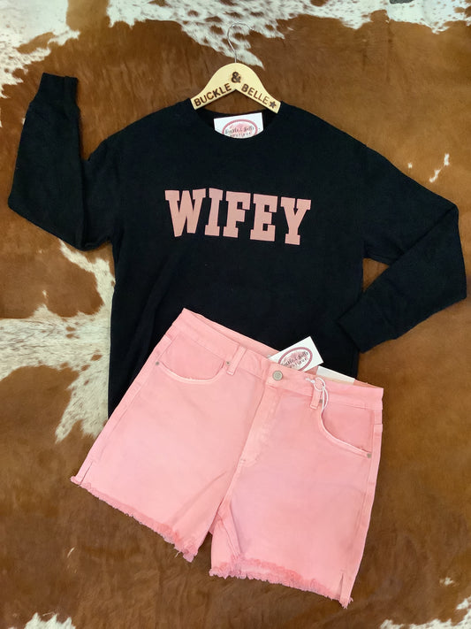 Wifey Crewneck Sweatshirt