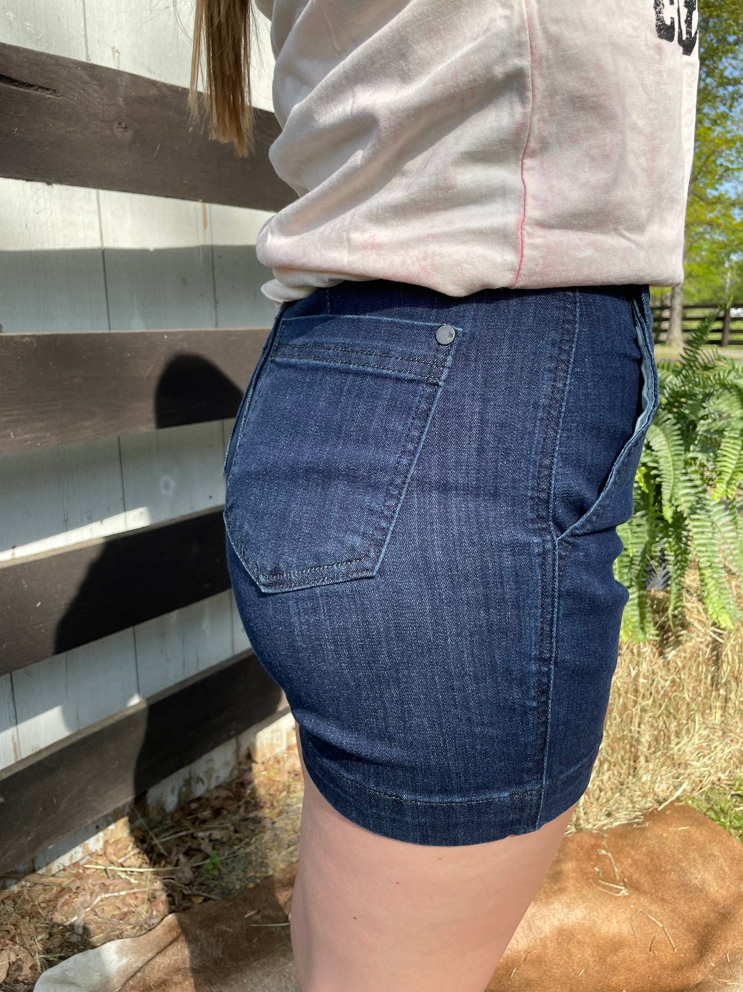 Judy Blue Trouser Denim Shorts