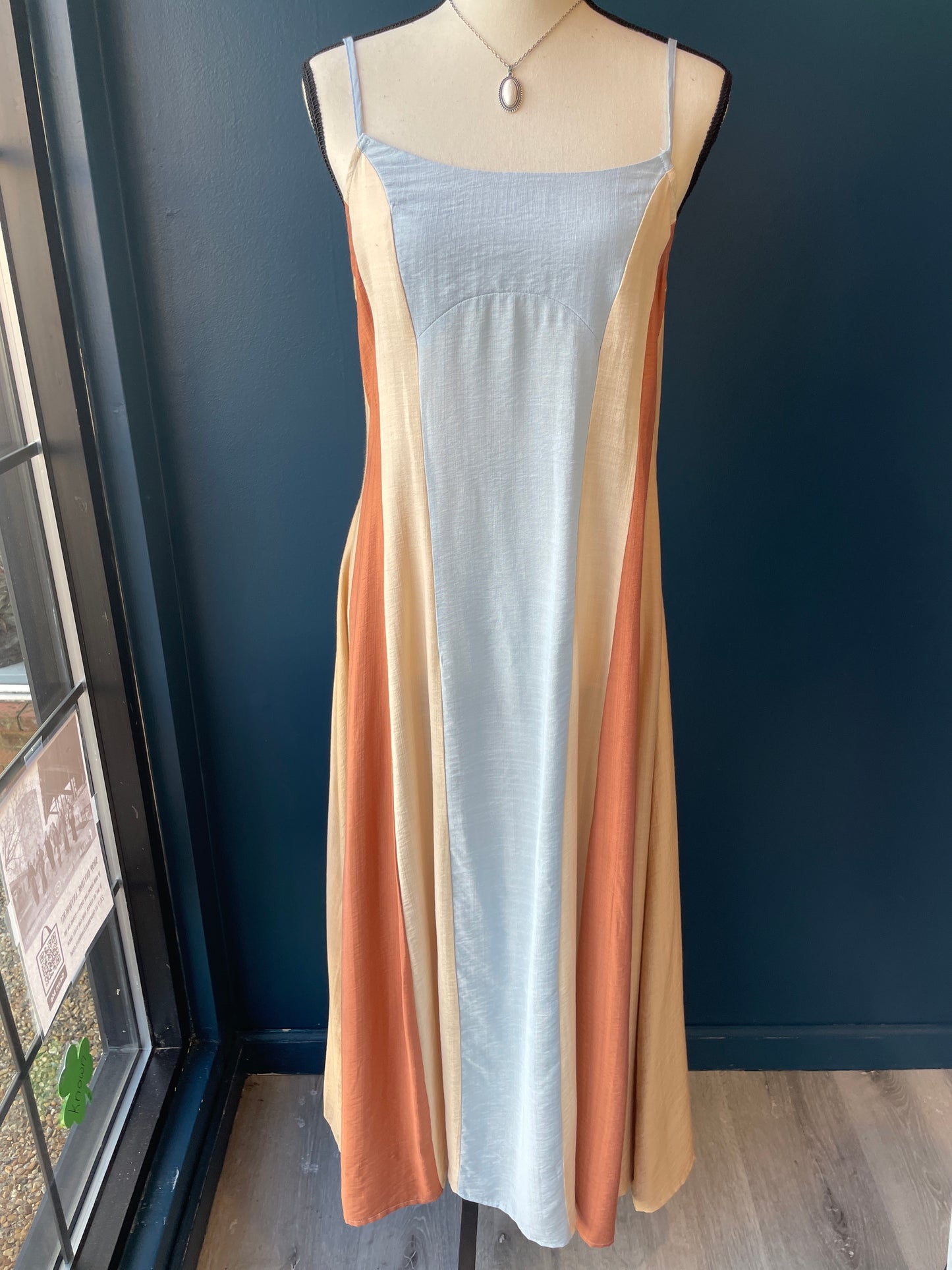 Painted Sky Color Block Dress