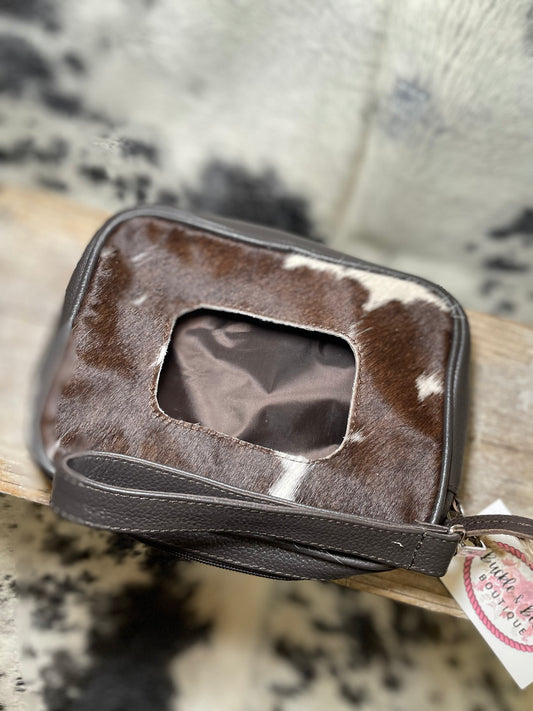 Cowhide Baby Wipe Holder