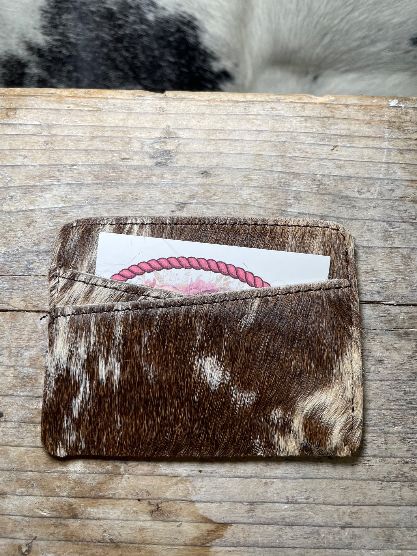 Cowhide Credit Card Wallet