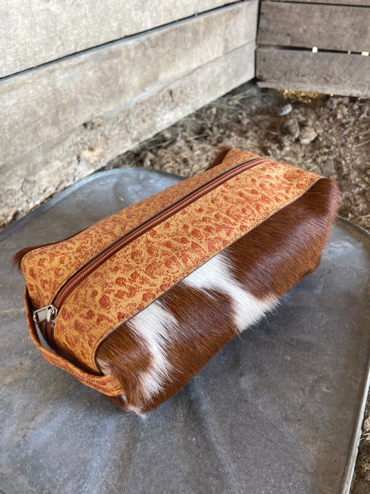 Cowhide Cosmetic Bag No. 6