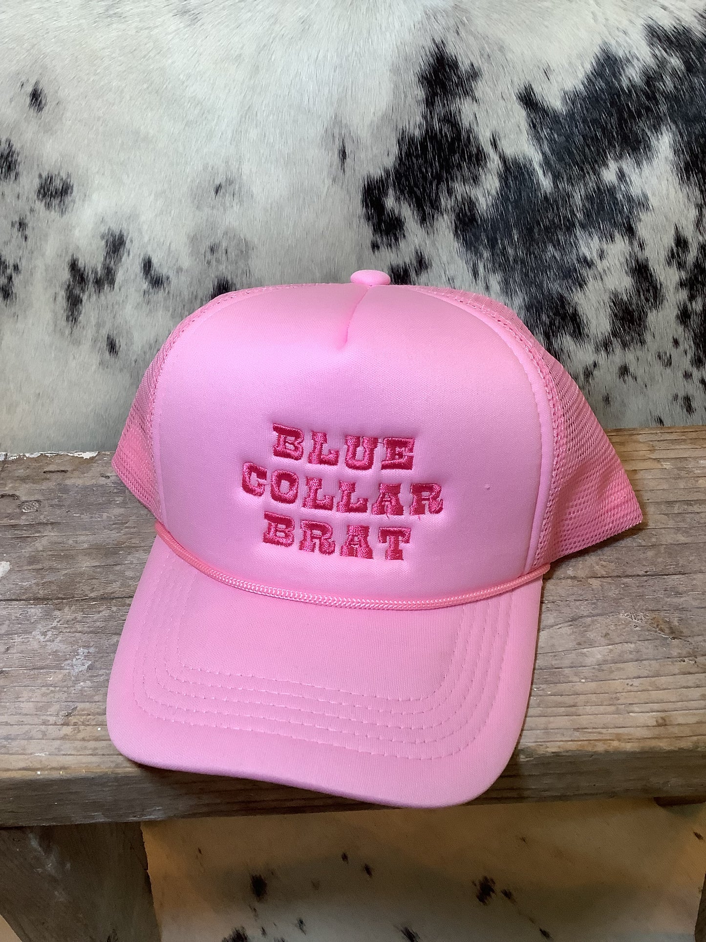 Blue Collar Brat Trucker Hat