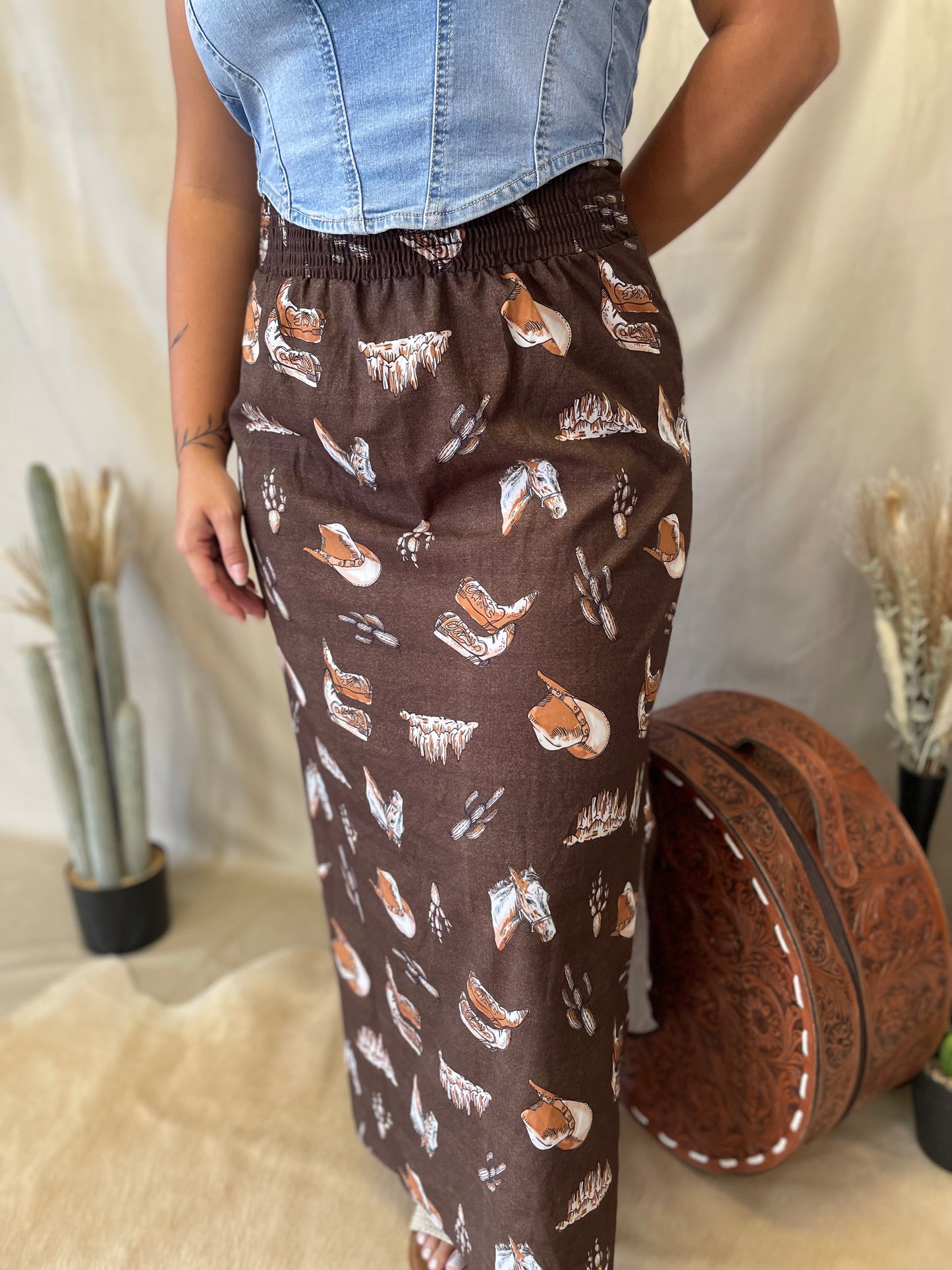 Wild West Maxi Skirt