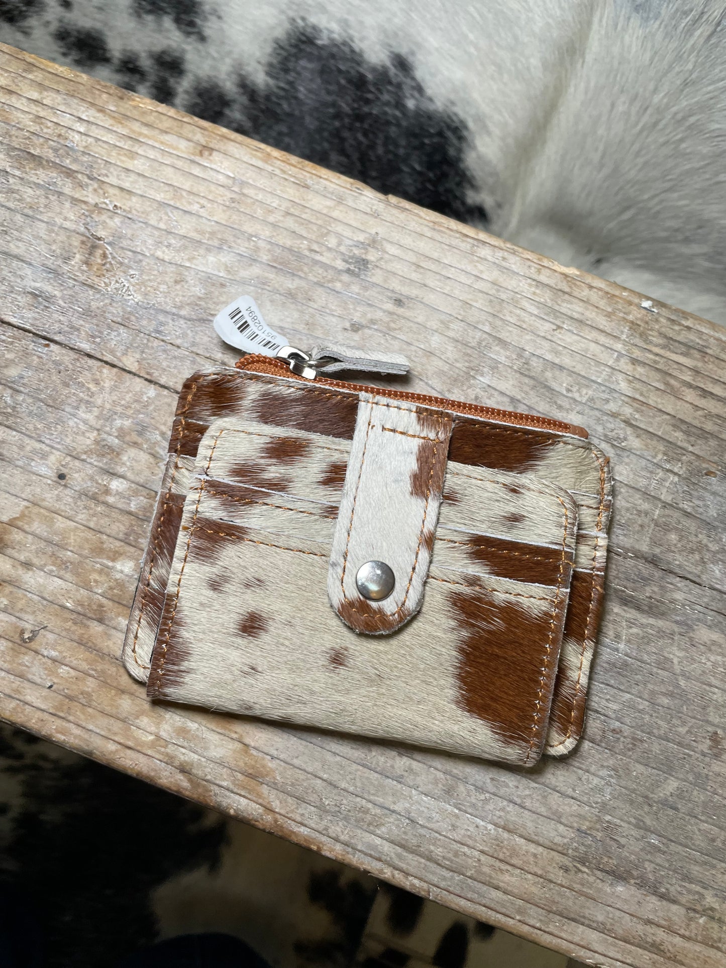 Cowhide Card/Coin/ID Wallet