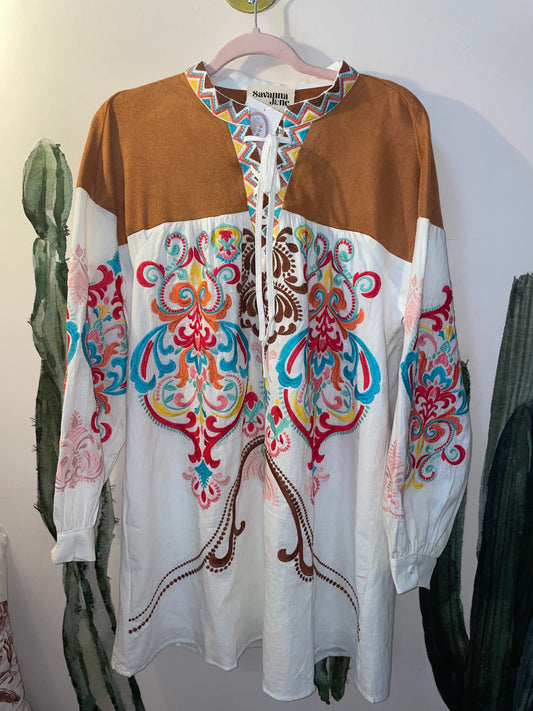 Canyon Creek Embroidered Dress