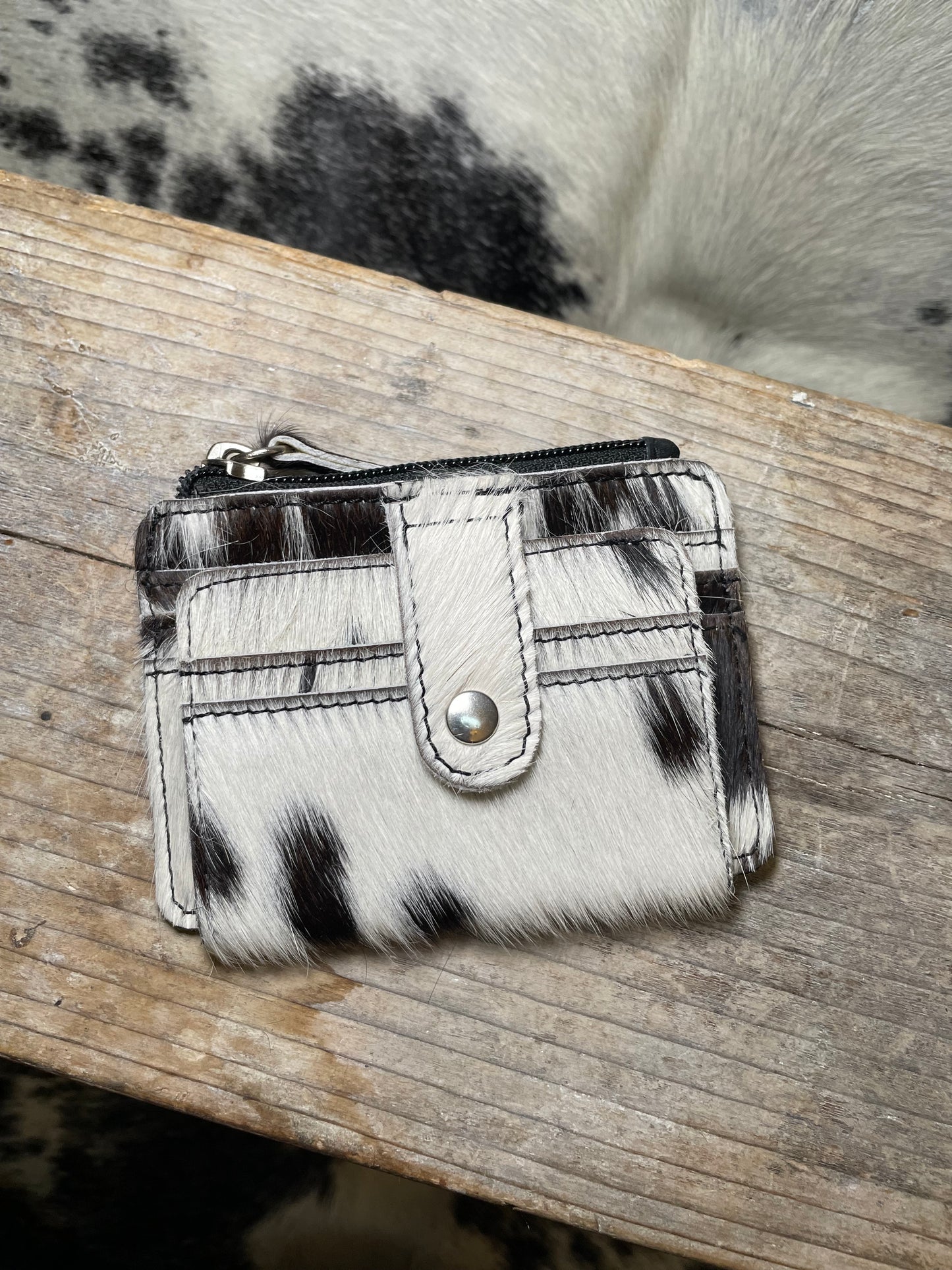 Cowhide Card/Coin/ID Wallet