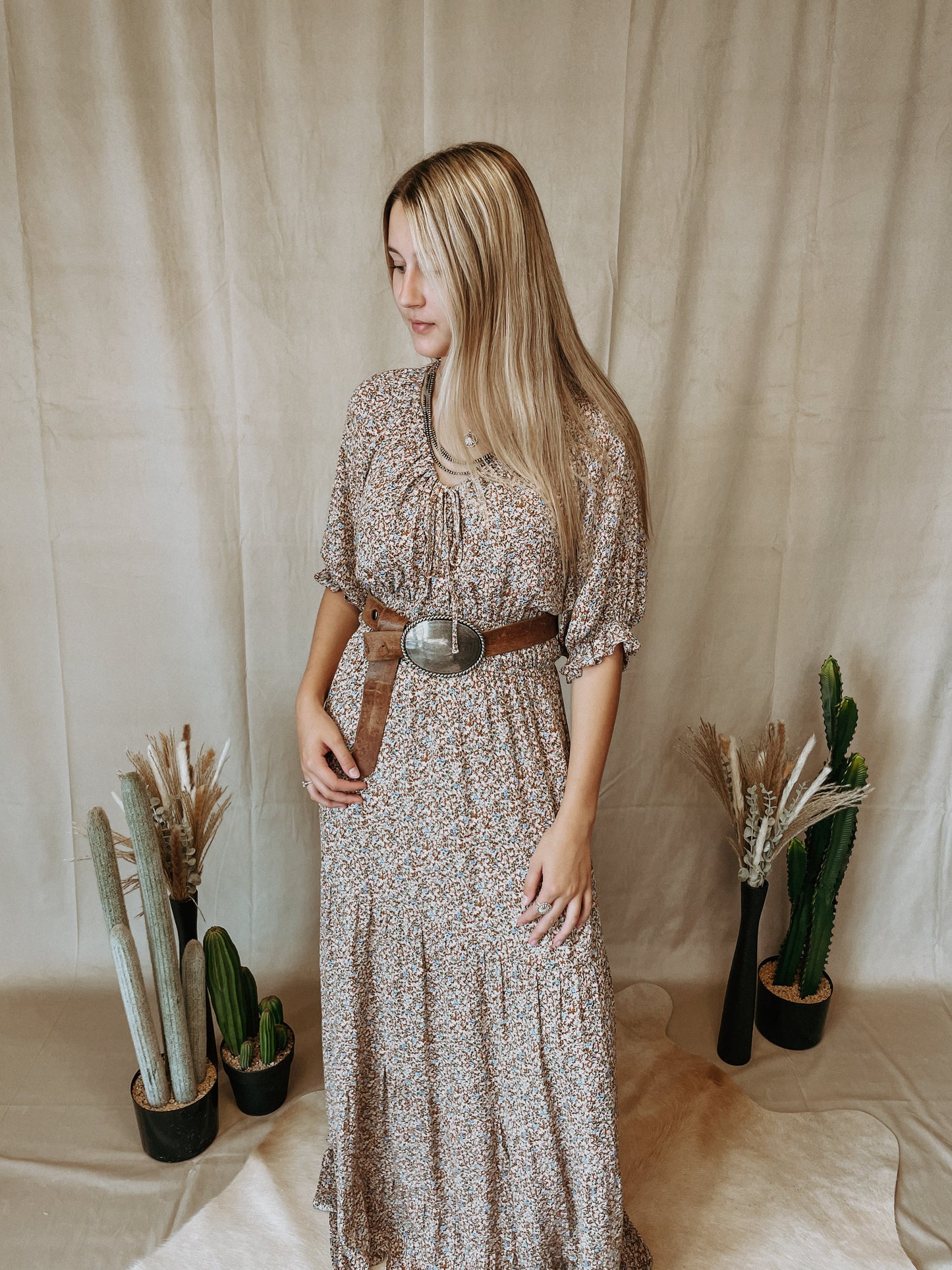 Boho Dreams Floral Maxi Dress