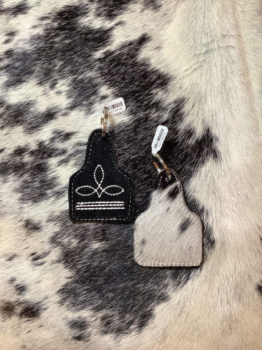 Boot Stitch/Cowhide Keychain ~ More Colors