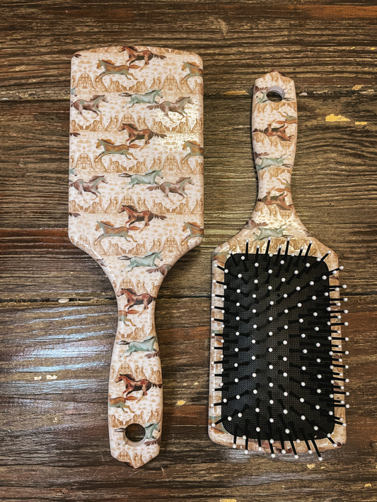 Western Paddle Hair Brush — Open Range