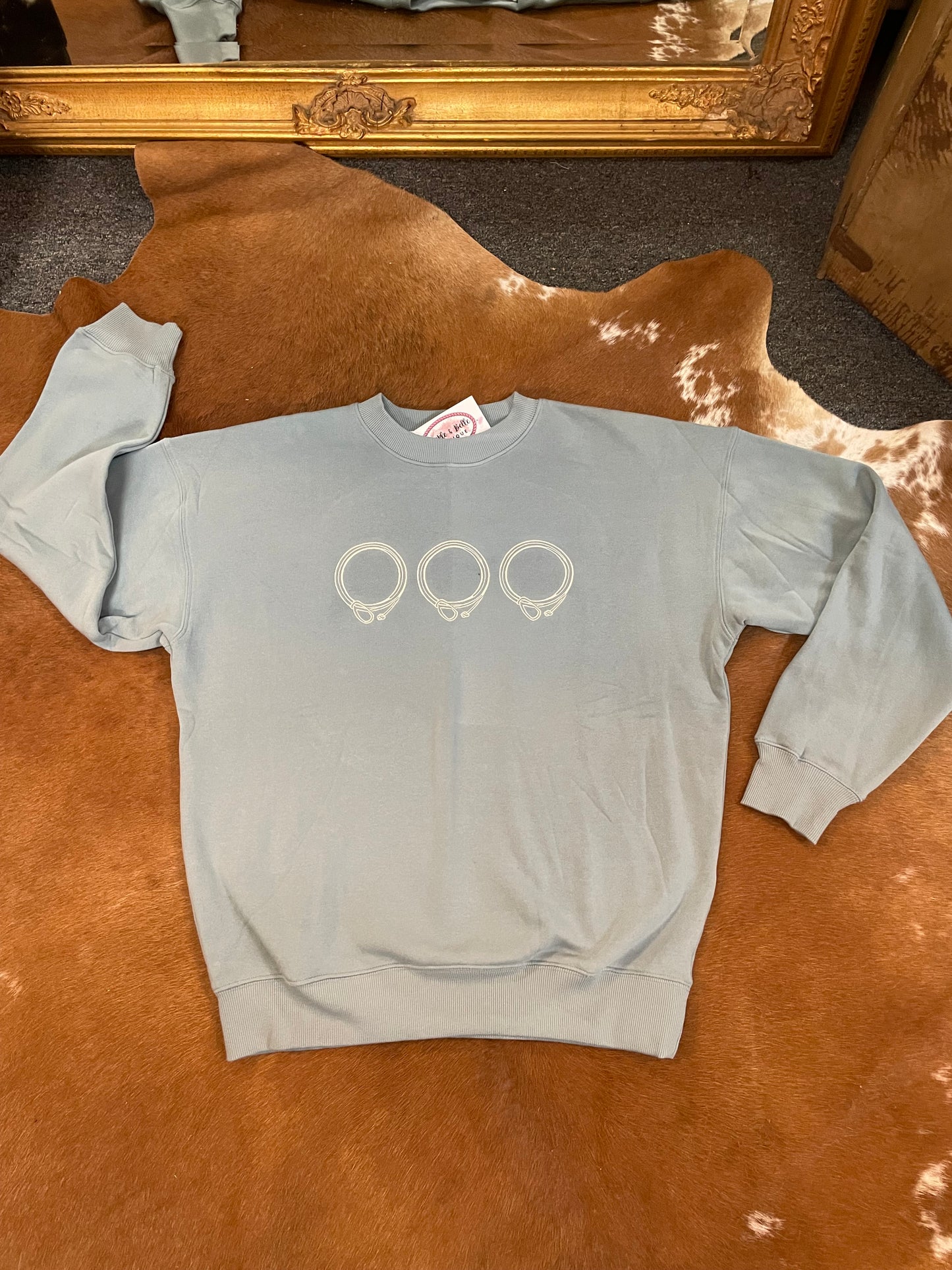 Signature Western Crewneck Sweatshirt // Ropes