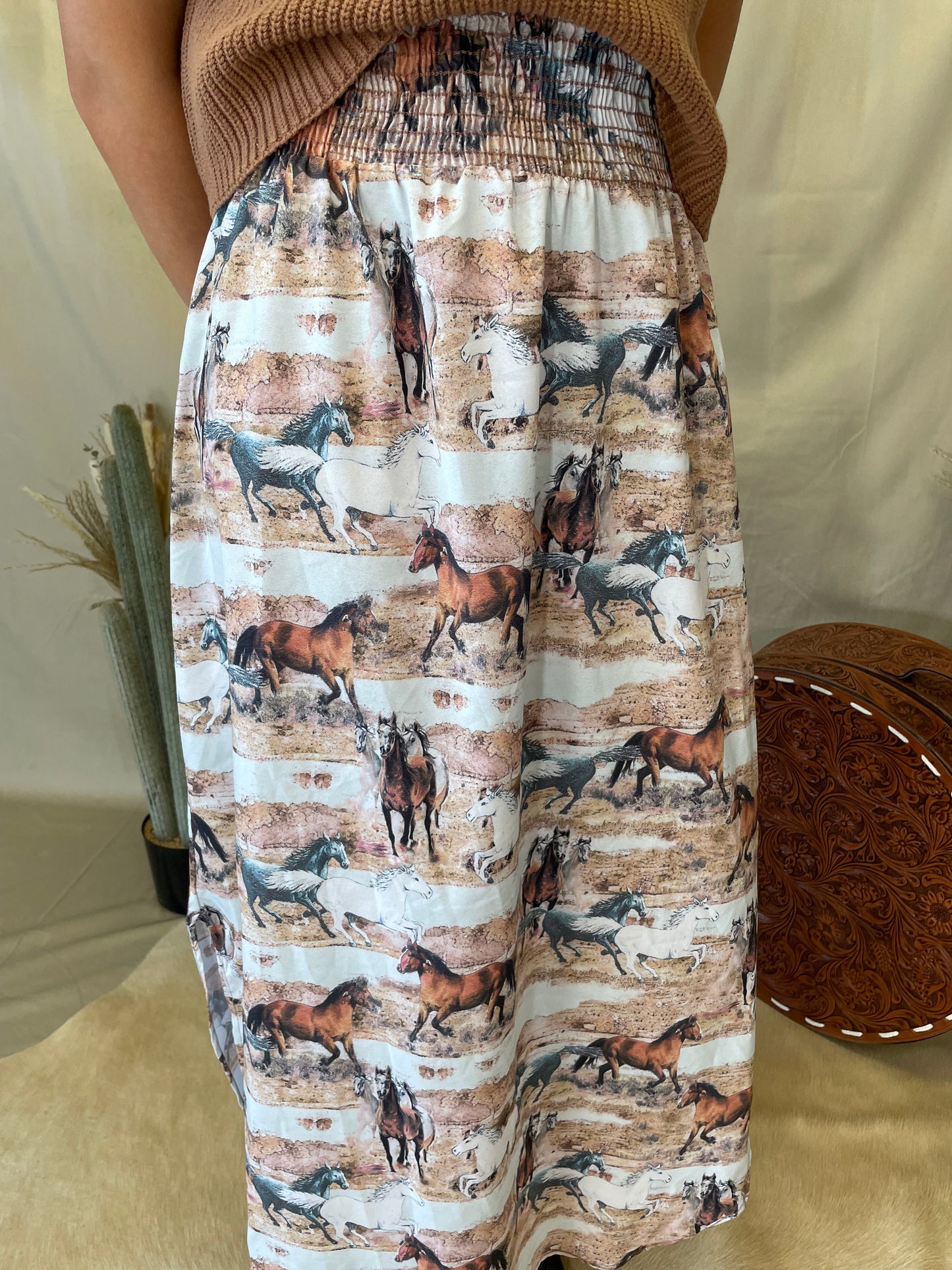 Galloping Spirit Maxi Skirt