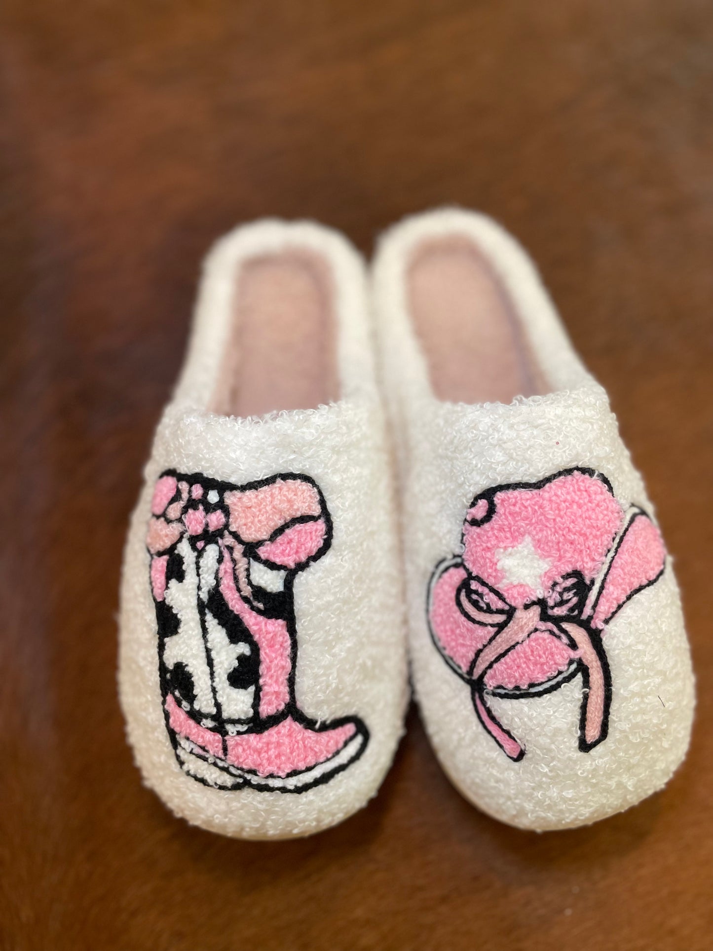 Cowgirl Plush Slippers