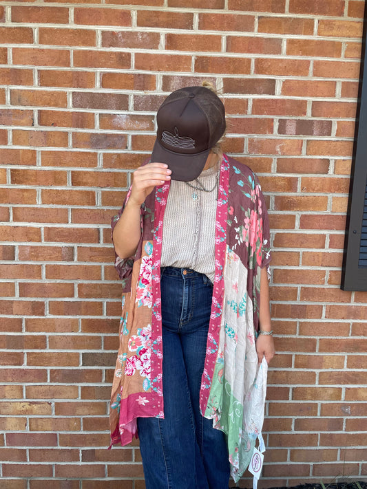 Dusty Rose Kimono