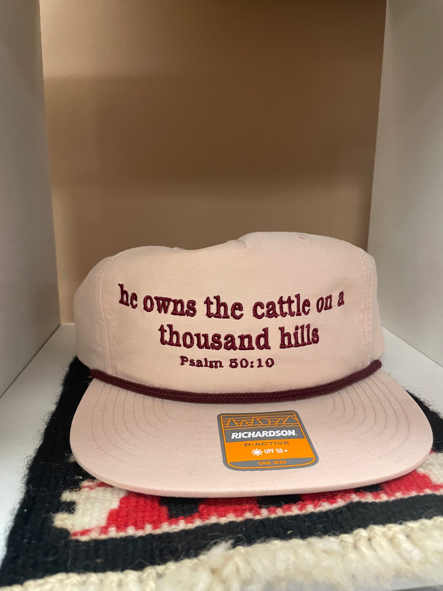 Signature Buckle & Belle Hat // Bible Verse