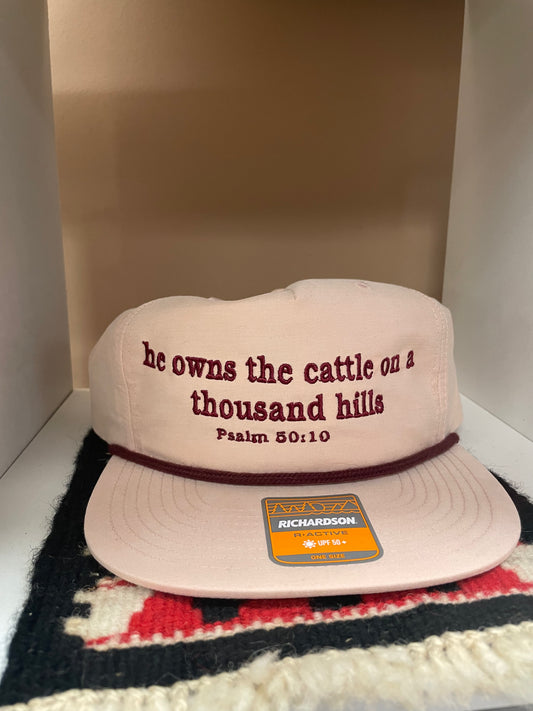 Signature Buckle & Belle Hat // Bible Verse
